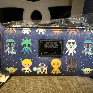 Loungefly Star Wars Navy Wallet